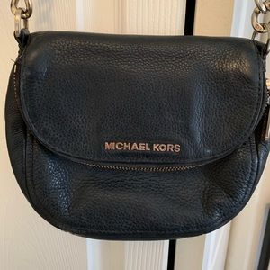 Michael Kors small black cross body bag.